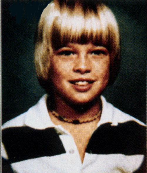 Brad Pitt in 1974.